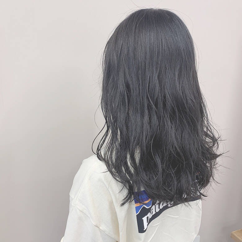 ブルーブラック アッシュグレー 透明感カラー ダークグレー Garland Umeda 松本聖 Hair